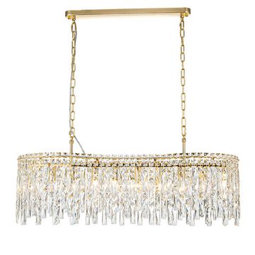 Подвесной светильник 10*E14 V000443 12041/10P Gold золото Carletti Indigo