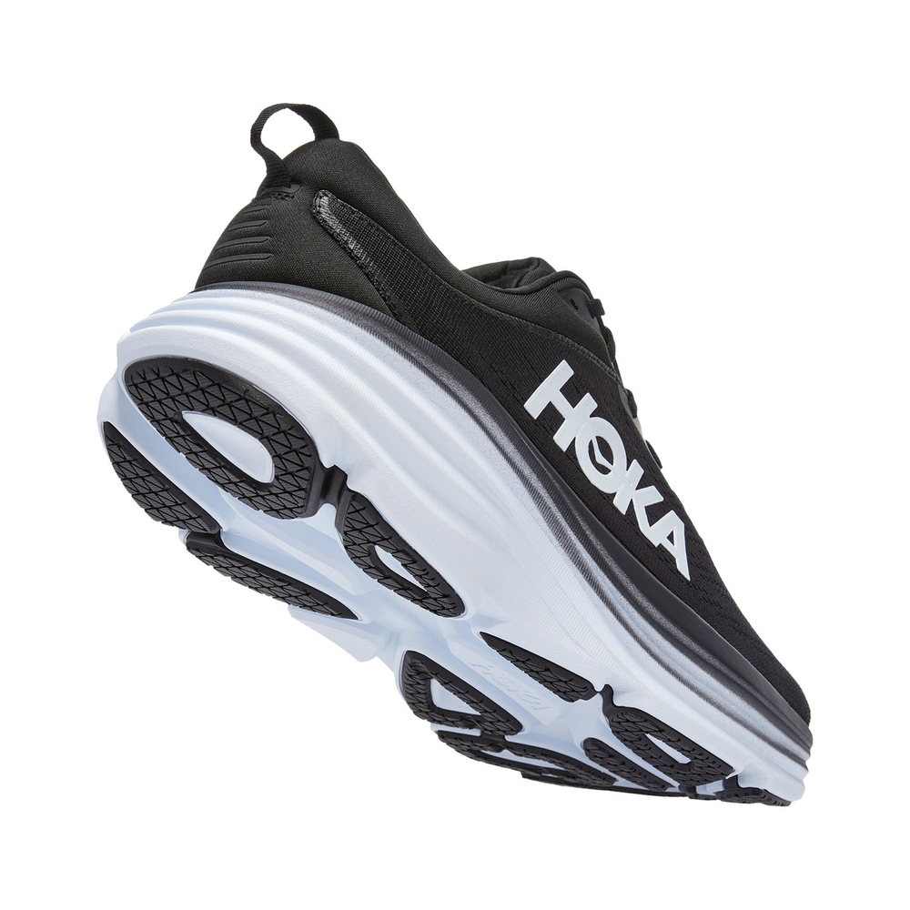 Кроссовки HOKA BONDI 8 Black White арт. 1123202BWHT, чёрный, муж.