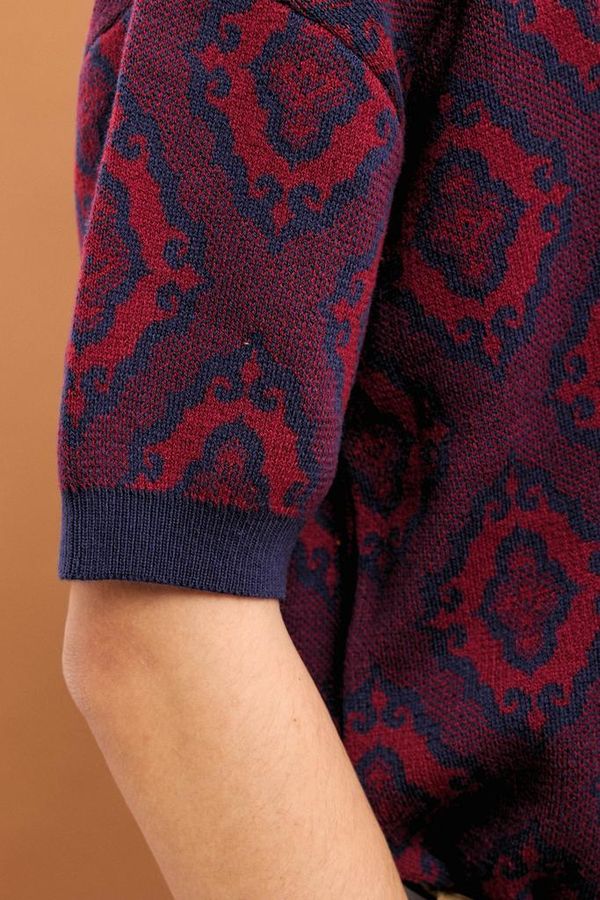 Поло Тюбетейка унисекс темно-синяя - фото 4