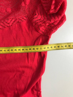 Блузка Modis с ажурной вставкой, маркировка М, визуально на 46 размер