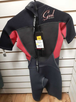 Гидрокостюм GUL женский короткий RESPONSE LADIES 3/2 SDL FL T2 SHORTI, артикул RE3318, цвет Graph/magenta