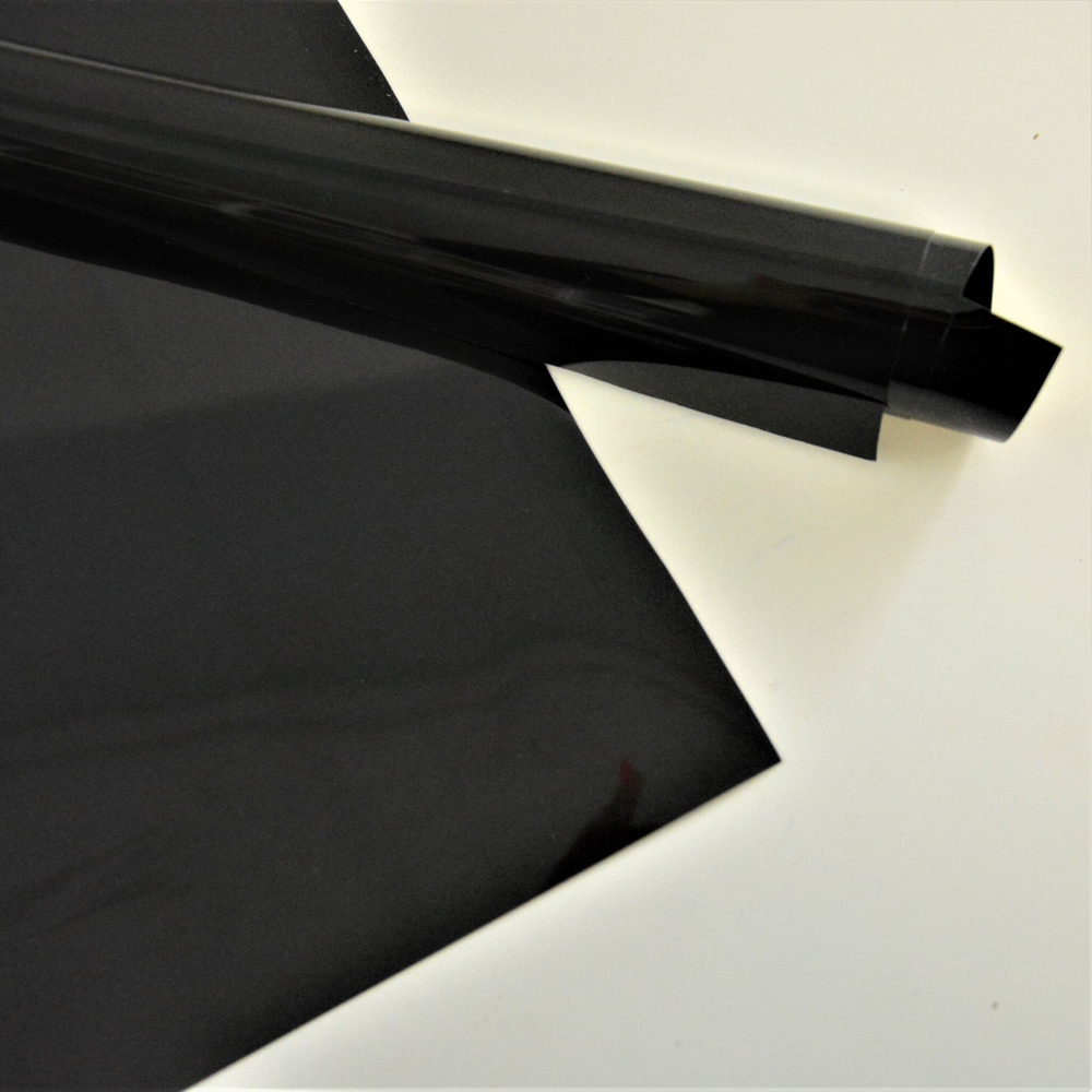 Термотрансферная пленка черная, матовая 25х25 см, Корея