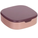 Органайзер для хранения с зеркалом «ТАРТОНА», цвет пудровый, 10*3см (упаковка коробка)