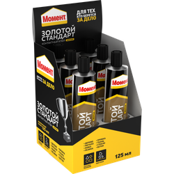 Клей Момент 1294781 Золотой Стандарт 125 мл. ШБ | Клеи бытовые и универсальные