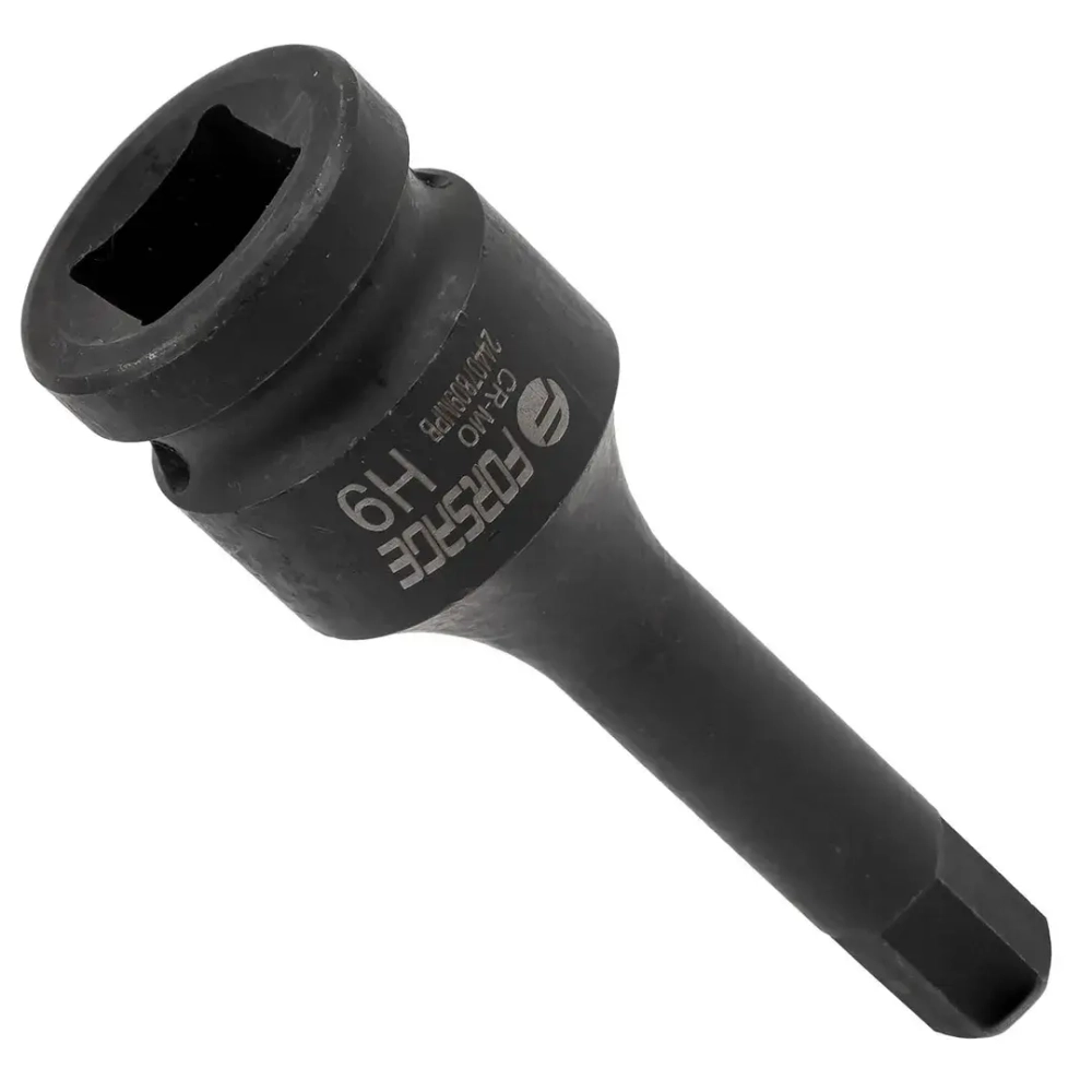 Головка-бита 6-гранная ударная 9мм,1/2'' Forsage F-24407809MPB