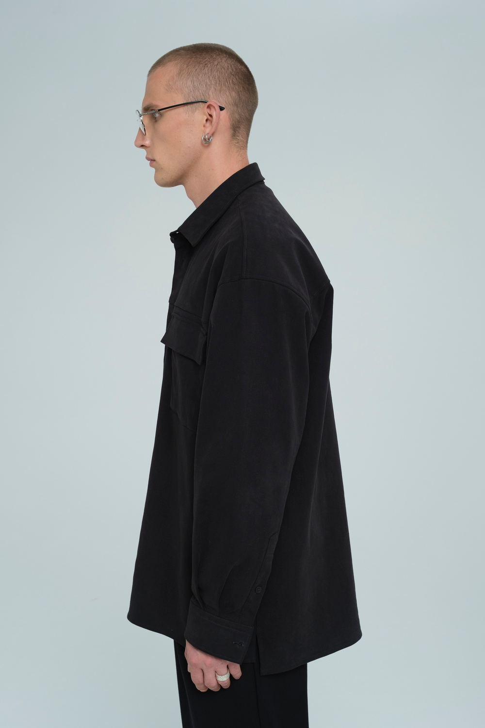 Рубашка оверсайз | black