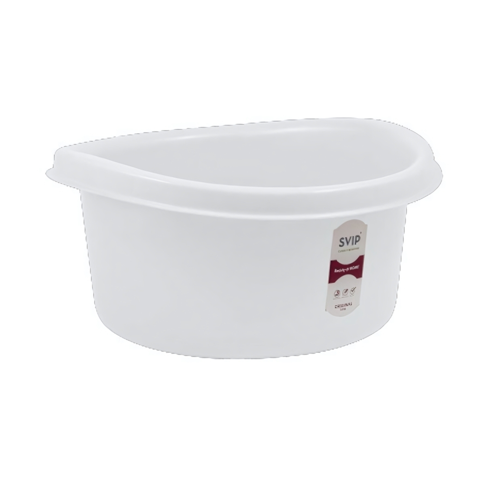 Таз круглый 12 л Vogue белый