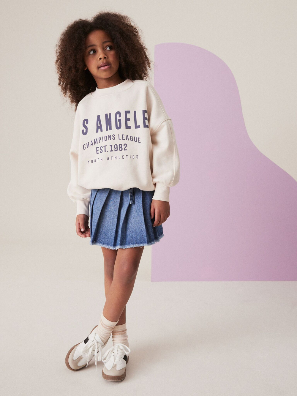 Юбка джинсовая для девочки Next K97-481, Синий