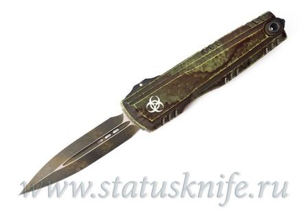 Нож Microtech Luminary ZBP 1270-1OBDS Outbreak Zombie