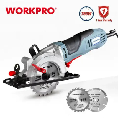 WORKPRO 750 Вт электрическая мини циркулярная пила электроинструменты