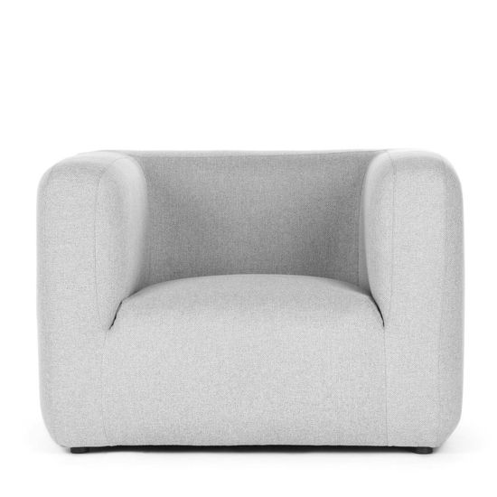 Кресло Blomma серая ткань 