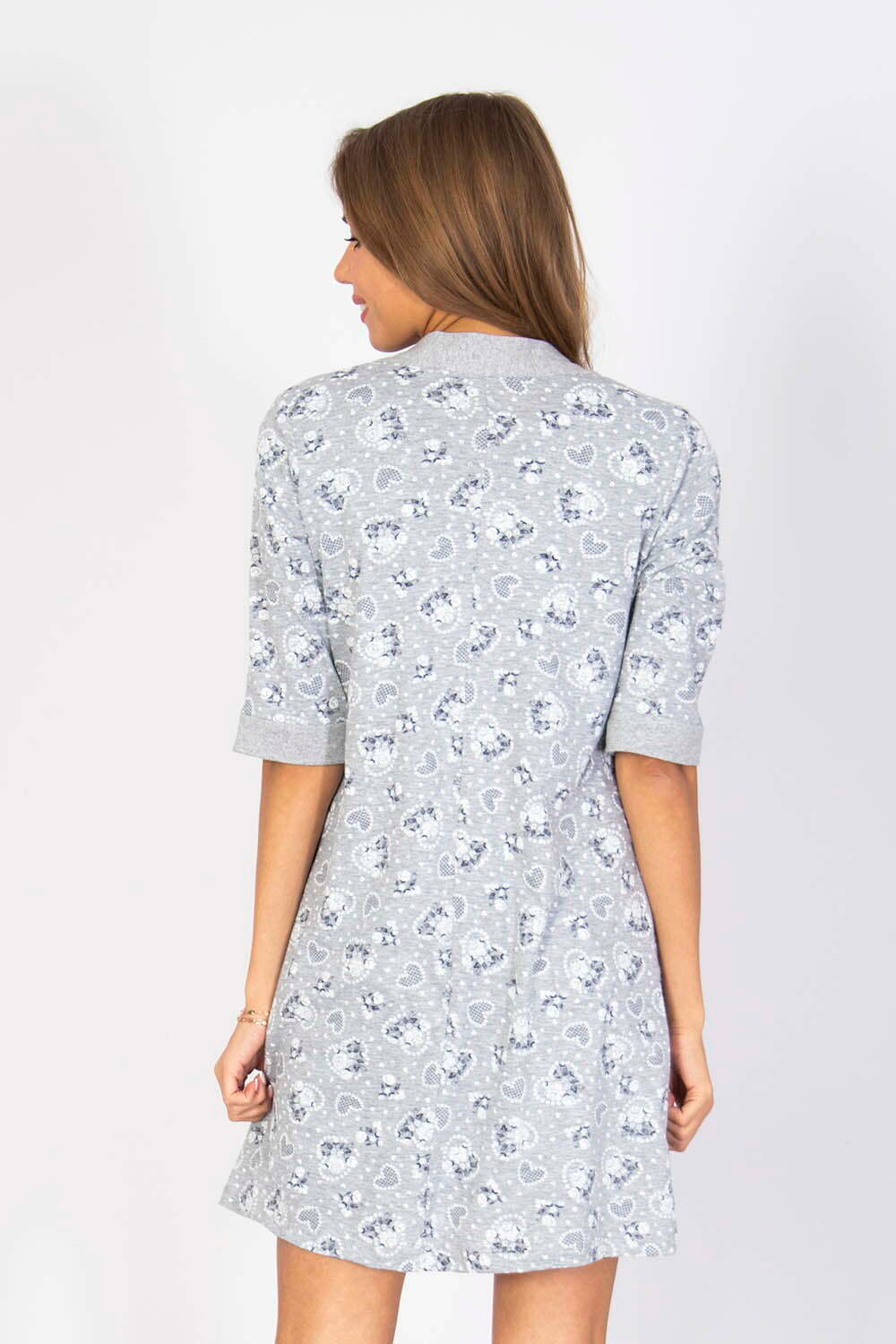 Пижама женская сорочка+халат КЖ 0164