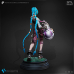 Фигуркаел Джинкс Лига легенд Jinx League of Legends