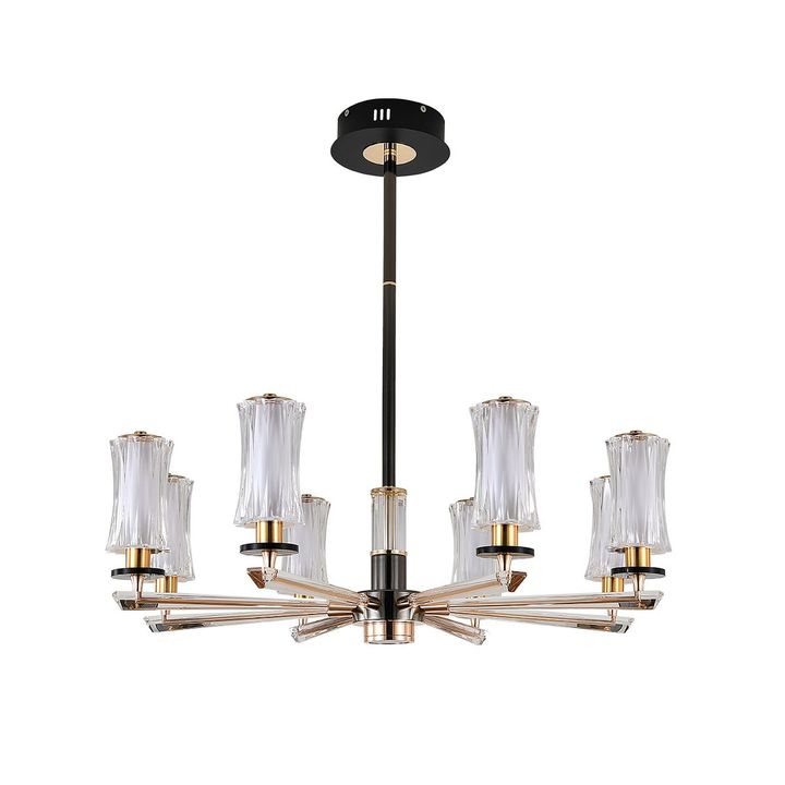 Подвесная светодиодная люстра Indigo Grandioso 13038/8R Black V000186L