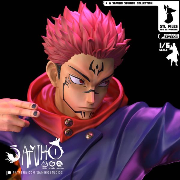 Юдзи Итадори Сукуна Рёмэн Магическая битва Фигурка Satoru Gojou The Magic Battle Sorcery Fight