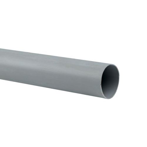 Труба гладкая ПВХ жесткая d40 мм (3 м) (57 м/уп) серая EKF-Plast (57.00 шт.)