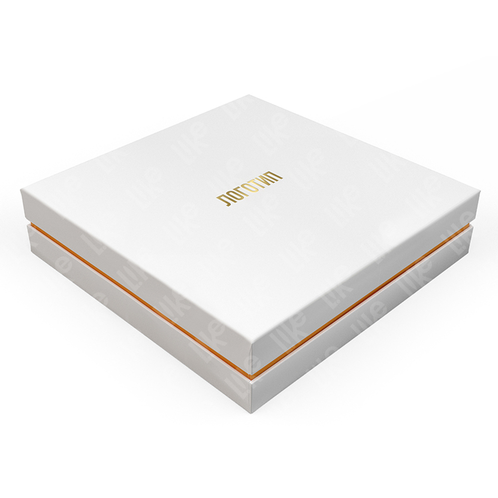 Квадратный картонный футляр серии «Степ» под большой комплект.