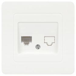 Розетка Intro Style 7-303-01 информационная RJ45 СУ белый