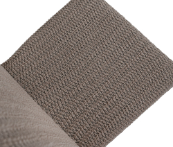 Чехол на стул без оборки Зигзаг, цвет Какао