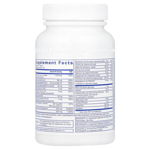 Pure Encapsulations, ONE ™, мультивитамины, 60 капсул