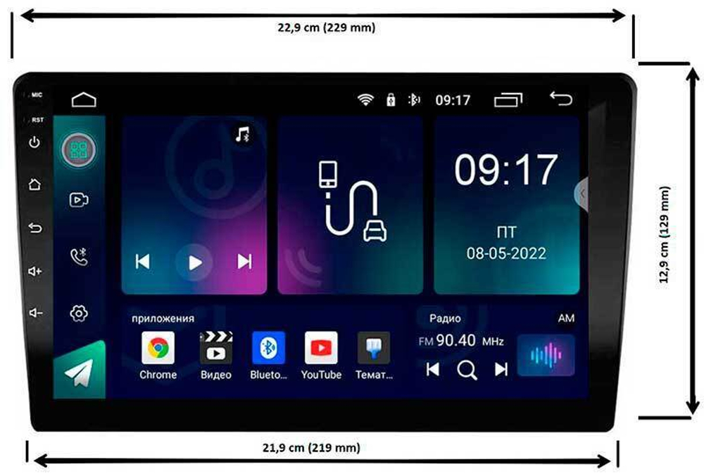 Topway TS18 3+32GB 8 ядер для Honda Vezel 2013-2021