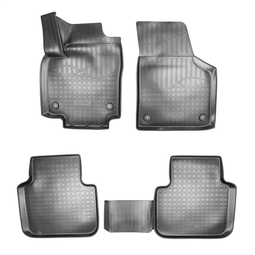 Ковры в салон Norplast/Unidec для Volkswagen Teramont T4 (2017-)Полиуретан,Черный, арт.NPA11-C95-610