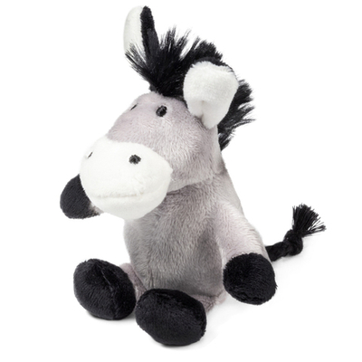 75104 Игрушка для собак Ослик с пищалкой 10см, серия PLUSH FRIENDZ, Gigwi