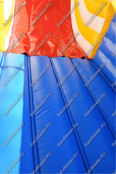 Большая площадка с высокой горкой "Дино-городок", 15*15*6 м