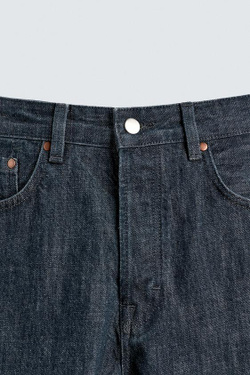 ZARA ДЖИНСЫ КЛАССИЧЕСКОГО КРОЯ, СИНИЙ