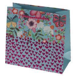 GAEM Пакет подарочный (бумага 210г/м2, блок микс 12шт), L15 W7 H14 см, 4в.