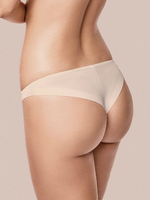 Трусики-бразилиана с низкой посадкой (Размер: 5 размер) (Цвет: кремовый)