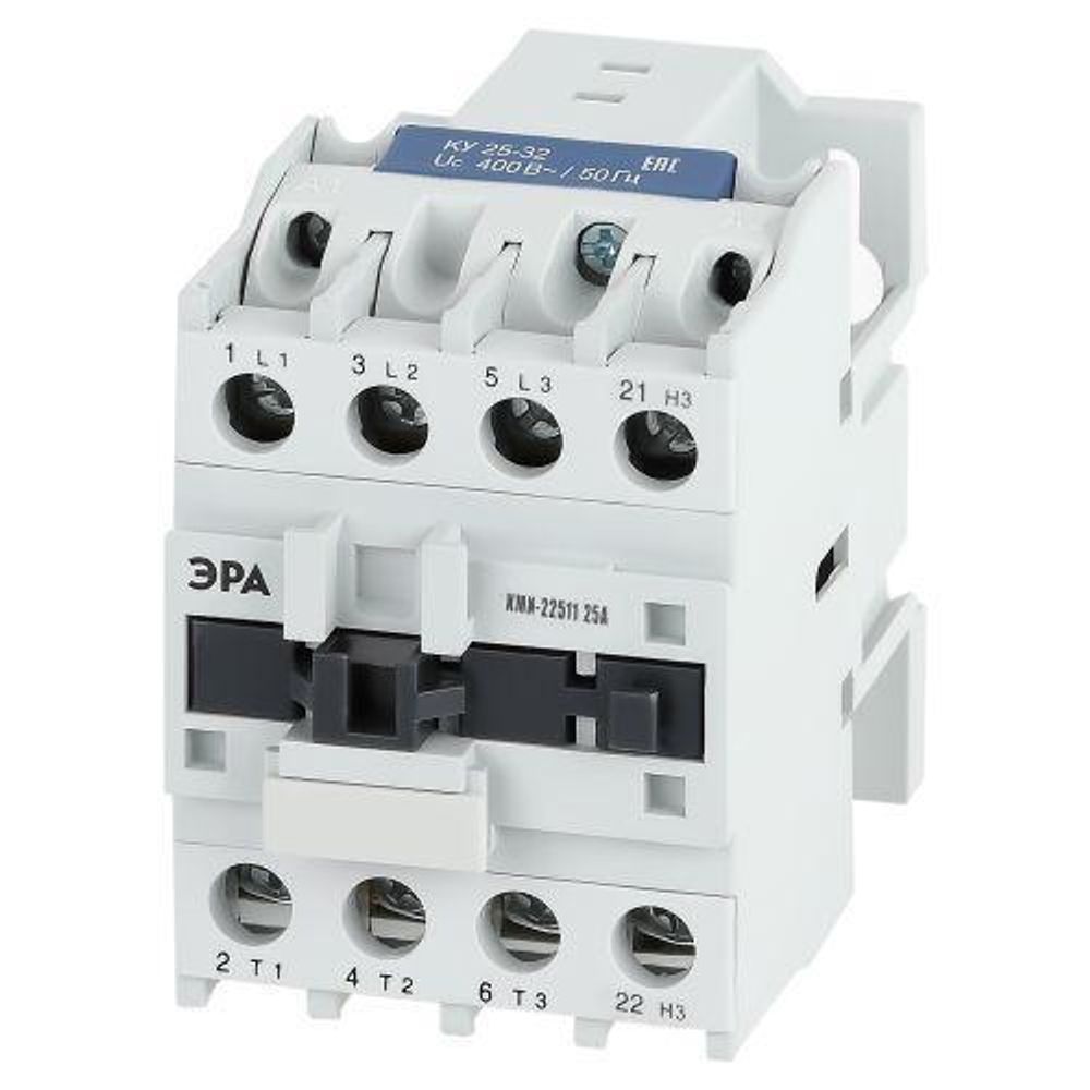 Контактор PRO KKM21-025-400-01-E КМИ-22511 25А 400В/АС3 1НЗ Эра Б0050438