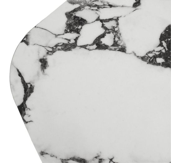 Стол VICENZA 220 BULGARI WHITE, керамика / белый