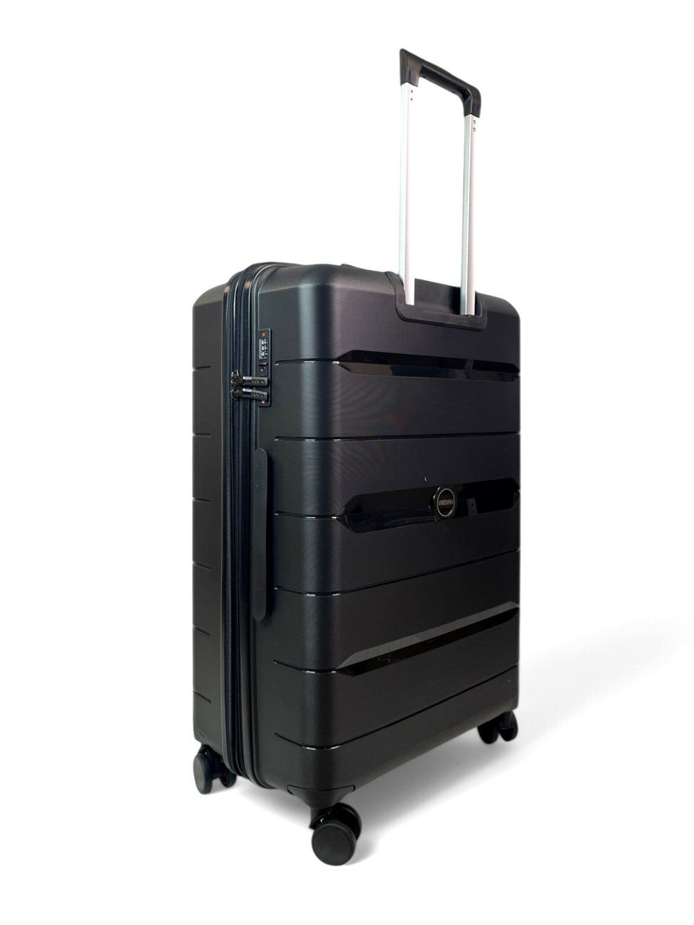 Большой чемодан Mironpan 23102, Черный, XL