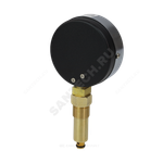 Термоманометр МД04 радиальный Дк80 0-0,6 МПа L=40мм G1/4" 120С с переходником на G1/2" ЭКОМЕРА МД04-80-G-0,6МПа-120-L-40-РИ