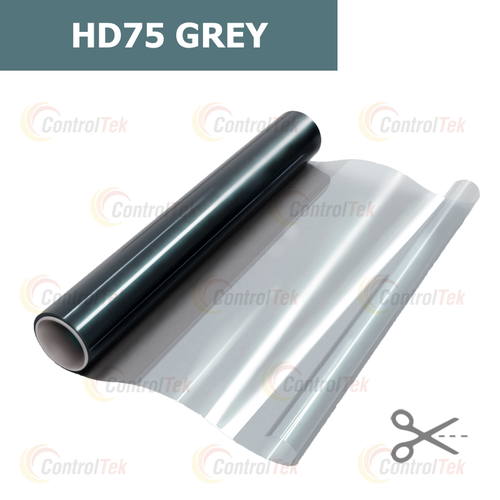 Пленка для окон атермальная HD75 GREY ControlTek, на отрез (ширина рулона 1,524 м.)