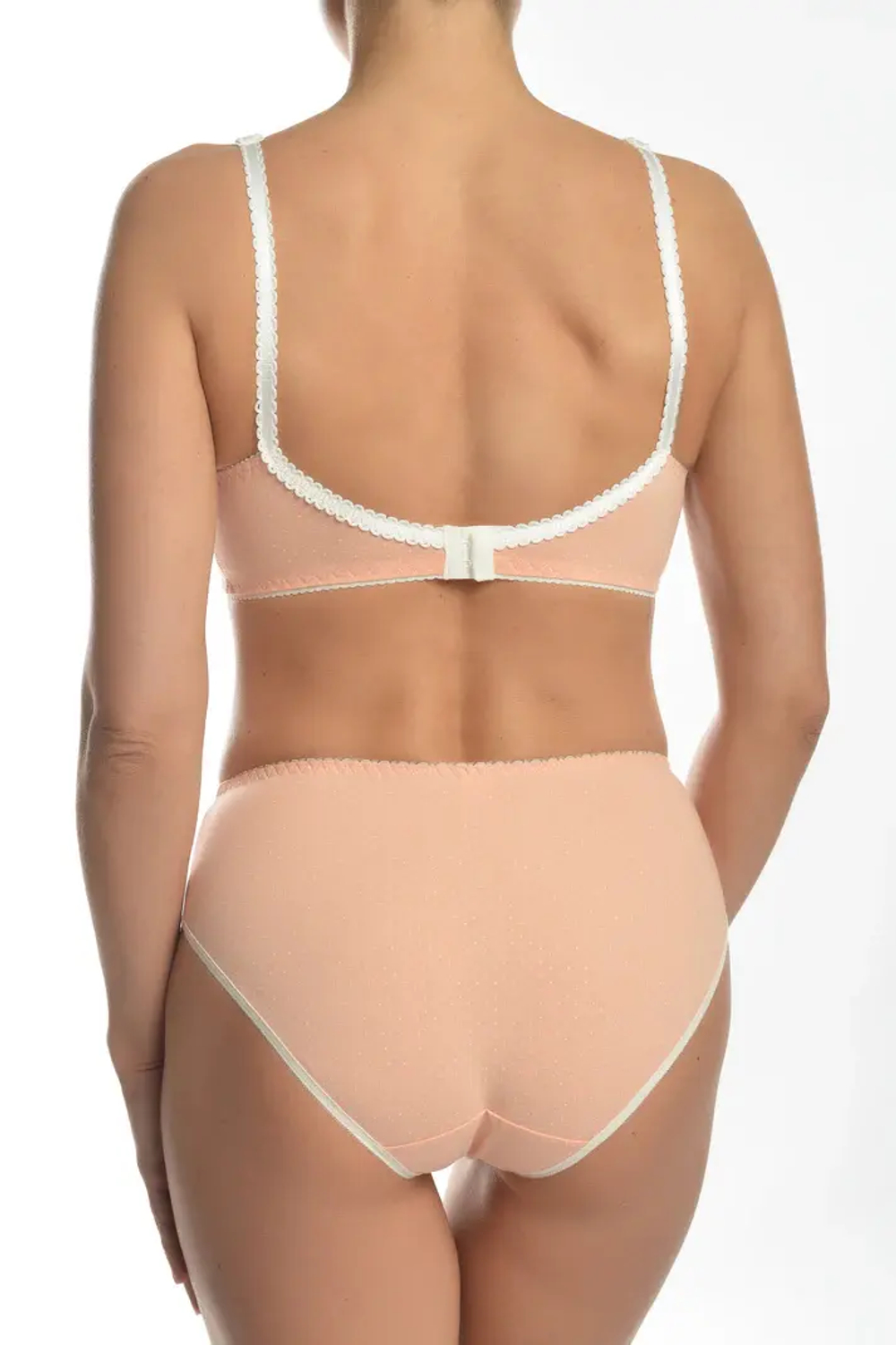 1123/C бюстгальтер "Нектар персика в крапинку"