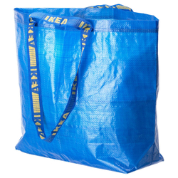 IKEA FRAKTA  (ИКЕА ФРАКТА)  -  Средняя сумка, синяя, 45x18x45 см/36 л