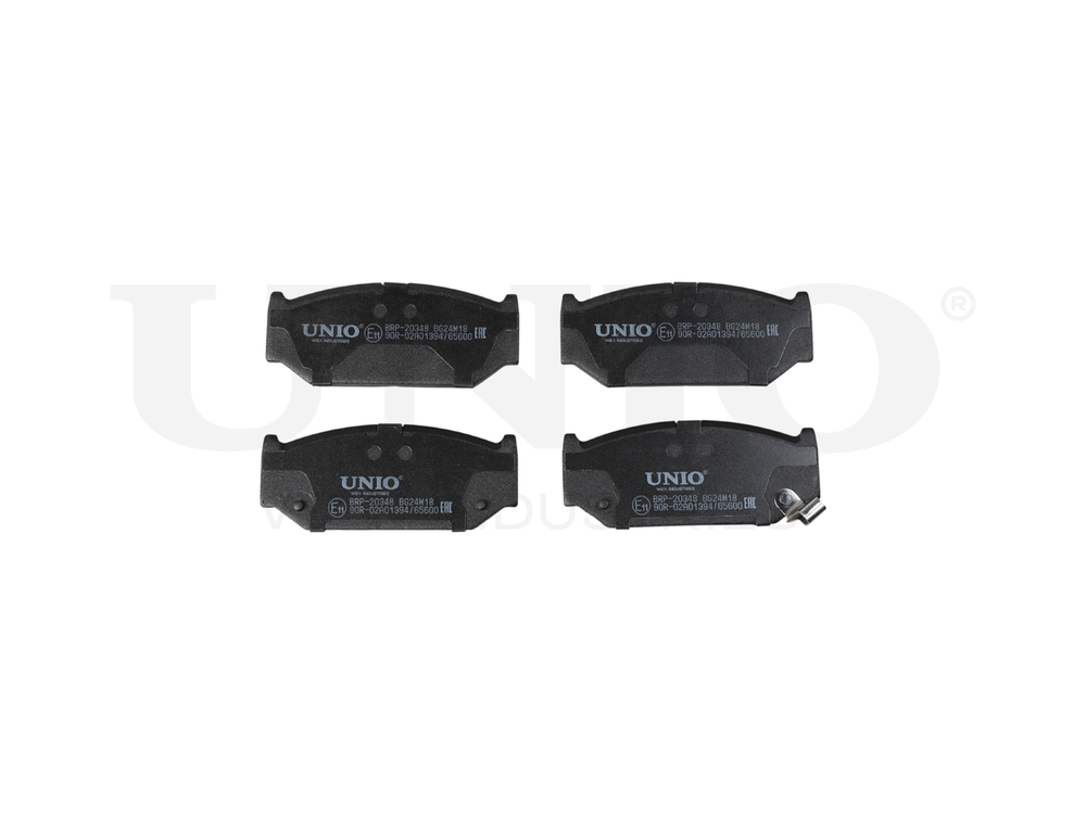 Колодки тормозные диск. передние UNIO BRP-20348