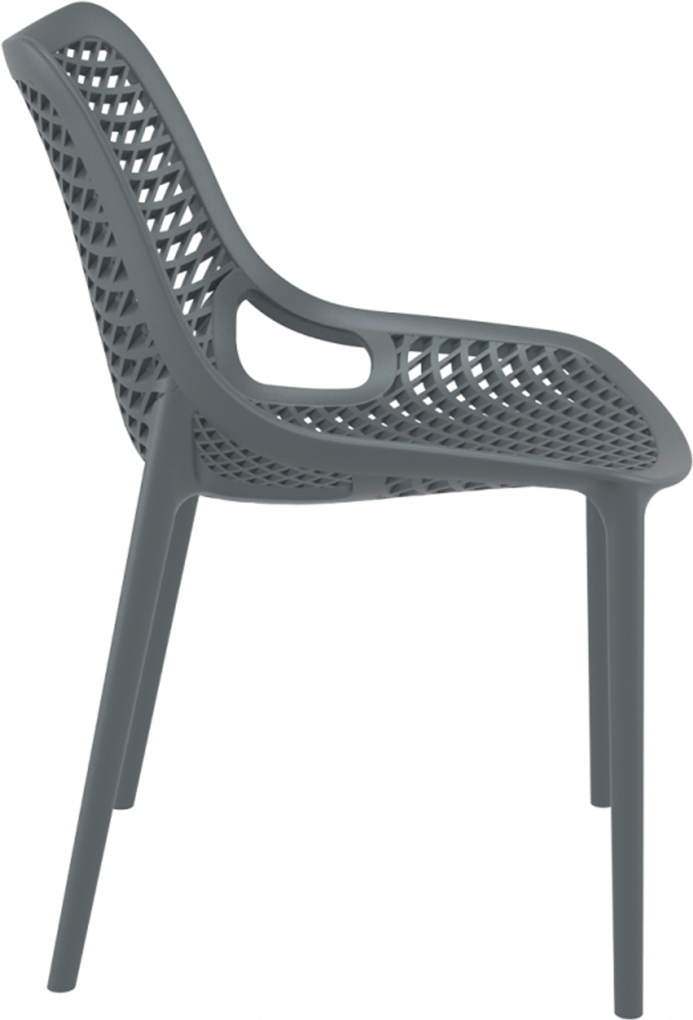 Стул пластиковый, Siesta Contract Air, темно-серый