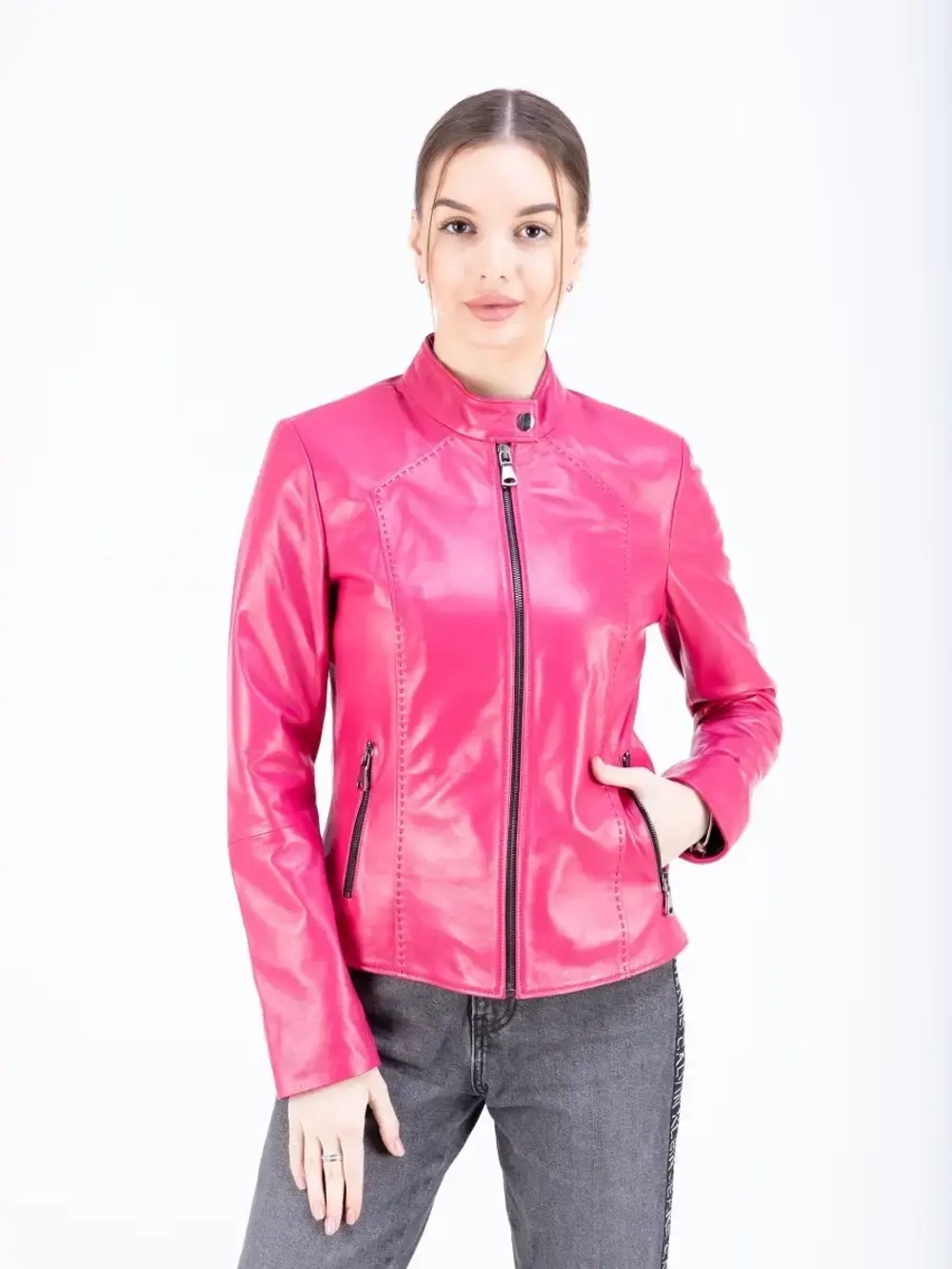 Куртка женская кожаная Турция