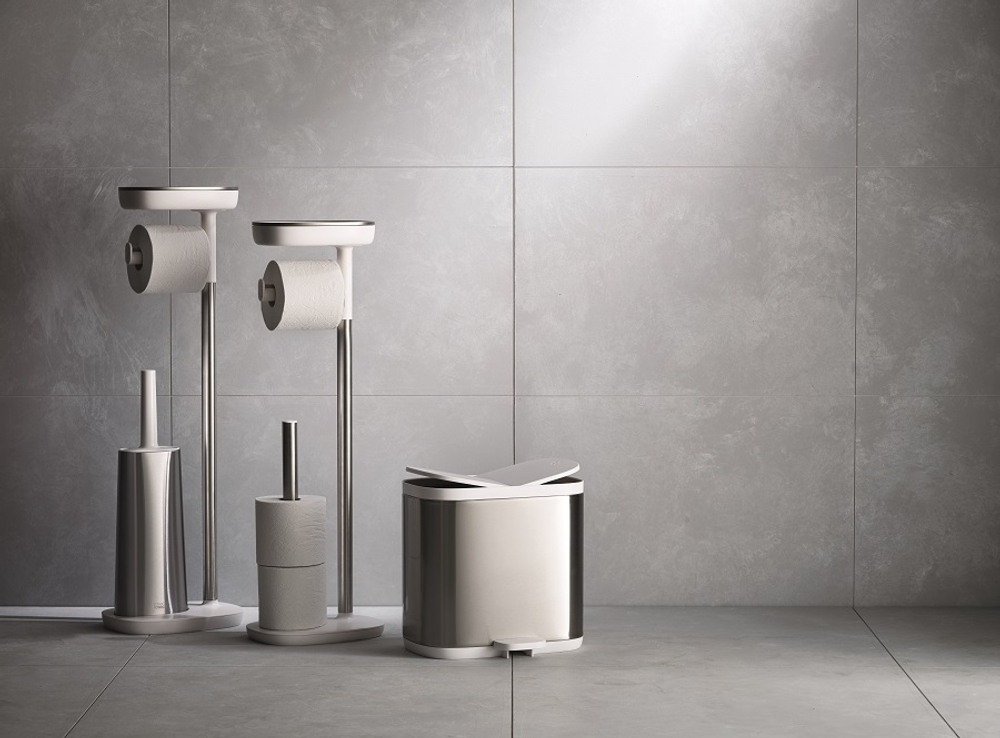 Держатель для туалетной бумаги с полочкой easystore