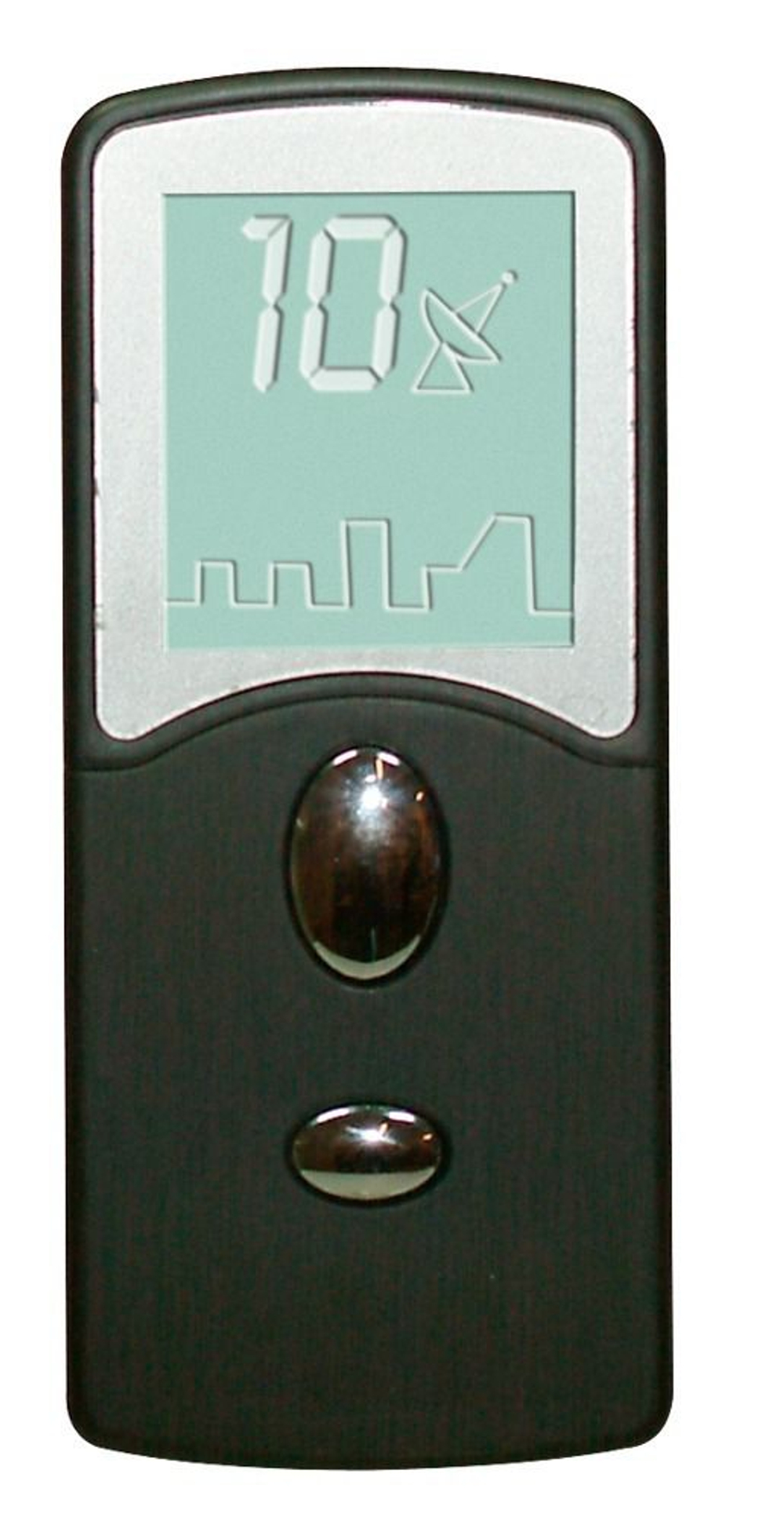 Черный виброэлемент с пультом управления - 8 см. (Цвет: черный)