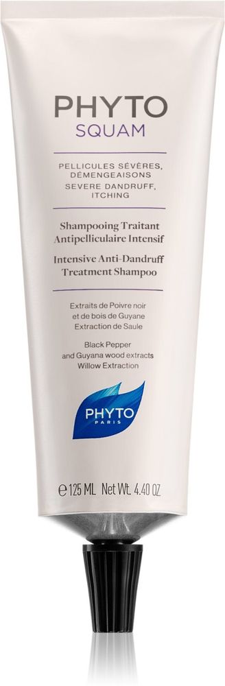 Phyto Phytosquam Intensive Anti-Danduff Treatment Shampoo - шампунь против перхоти для раздраженной кожи головы /   125  ml  / GTIN 3338221004222