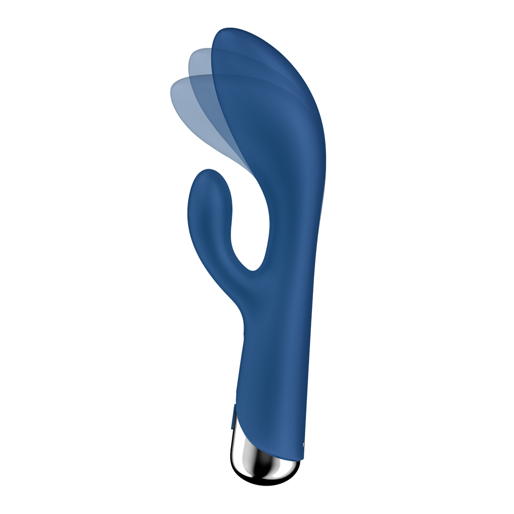 Вибратор кролик Satisfyer Spinning Rabbit 1, голубой