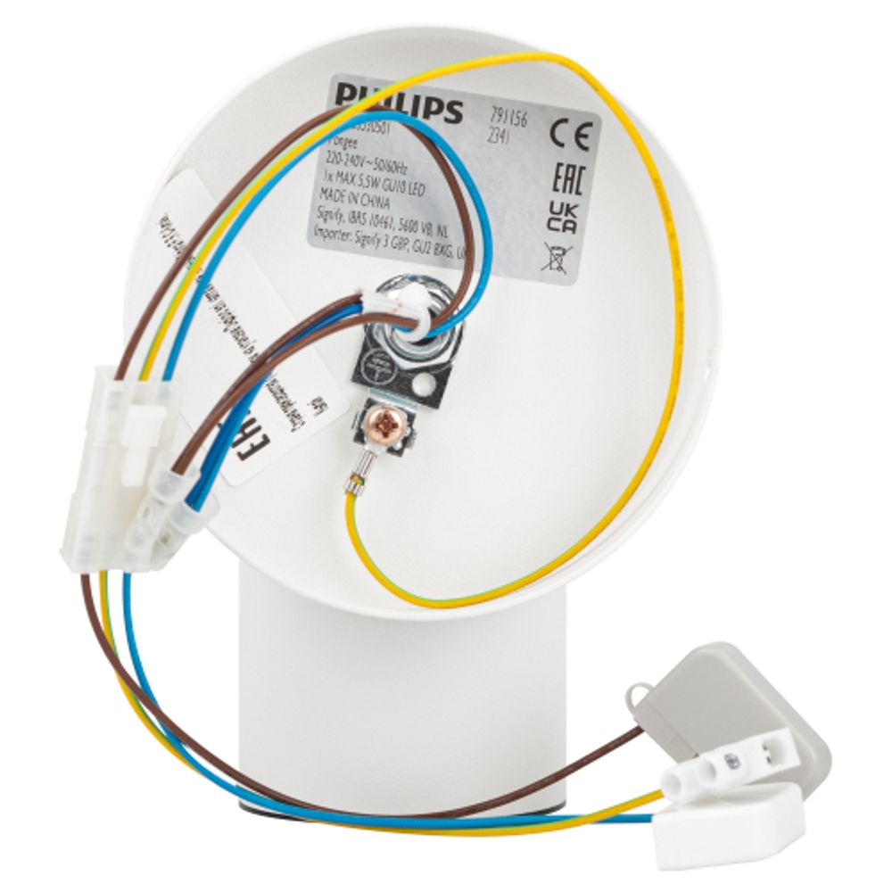 Светильник настенно-потолочный спот Philips PONGEEx1 GU10 белый | Накладные светильники