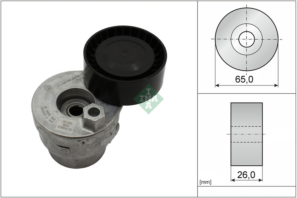 INA - 534026910-INA - Belt Tensioner, V-ribbed belt