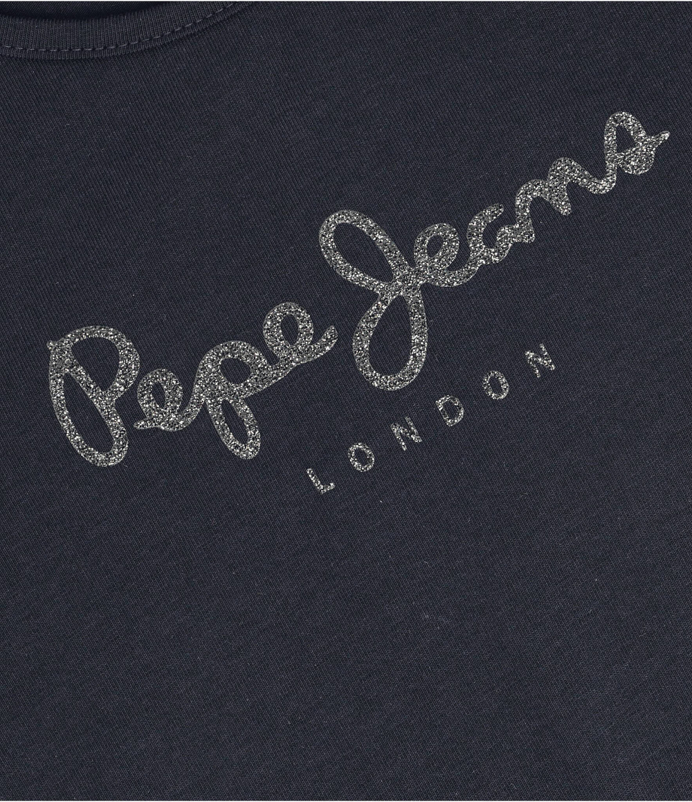 футболка hana glitter Pepe Jeans London - темно-синий(PG502924)