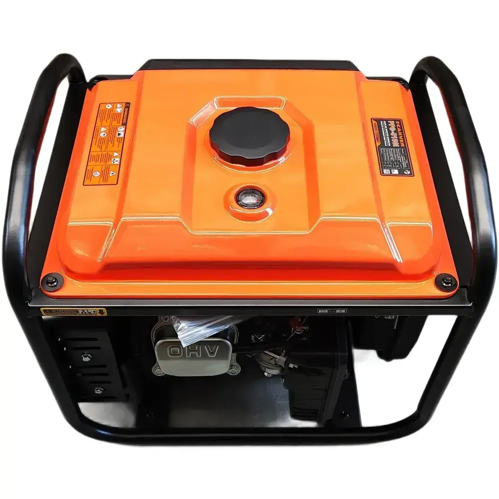 Генератор бензиновый инверторный CARVER PPG -5100I (4,2/4,5 кВт,220В, 2 розетки, USB, дисплей,объем бака 12 л) / бензогенератор / резервный источник питания