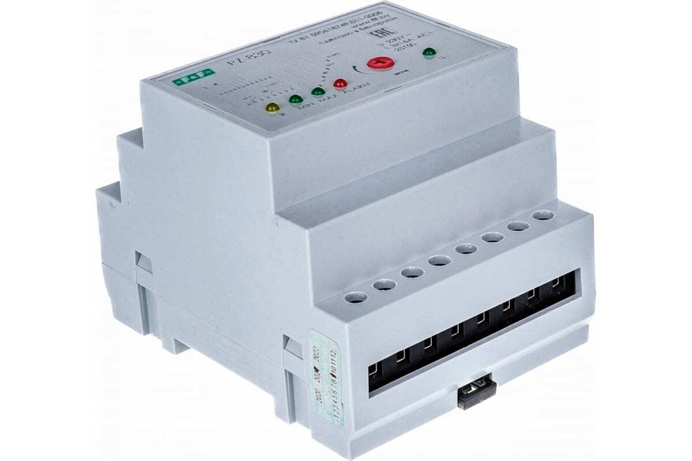 Реле контроля уровня жидкости PZ-830 230В AC 3х16А 3перкл. IP20 (трехуровневый контроль авар. уровня)